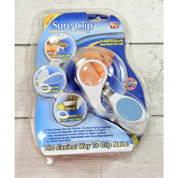 As Seen On TV Other - Sure Clip 3X Magnification With Super-Bright LED Light ~ As Seen On TV NIB